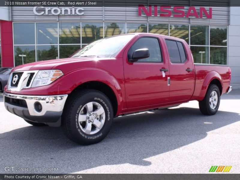 Red Alert / Steel 2010 Nissan Frontier SE Crew Cab