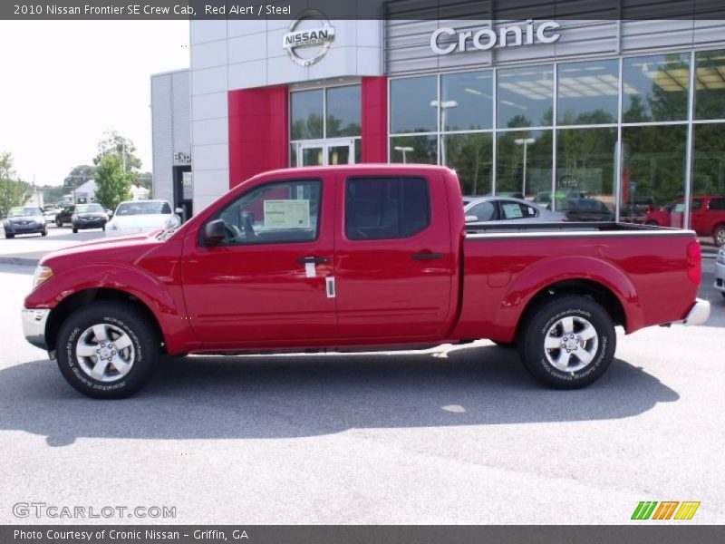 Red Alert / Steel 2010 Nissan Frontier SE Crew Cab
