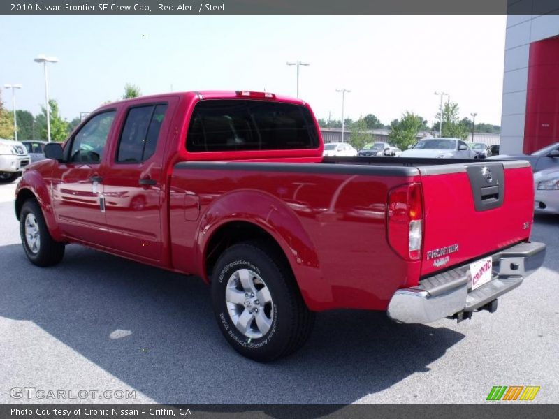 Red Alert / Steel 2010 Nissan Frontier SE Crew Cab