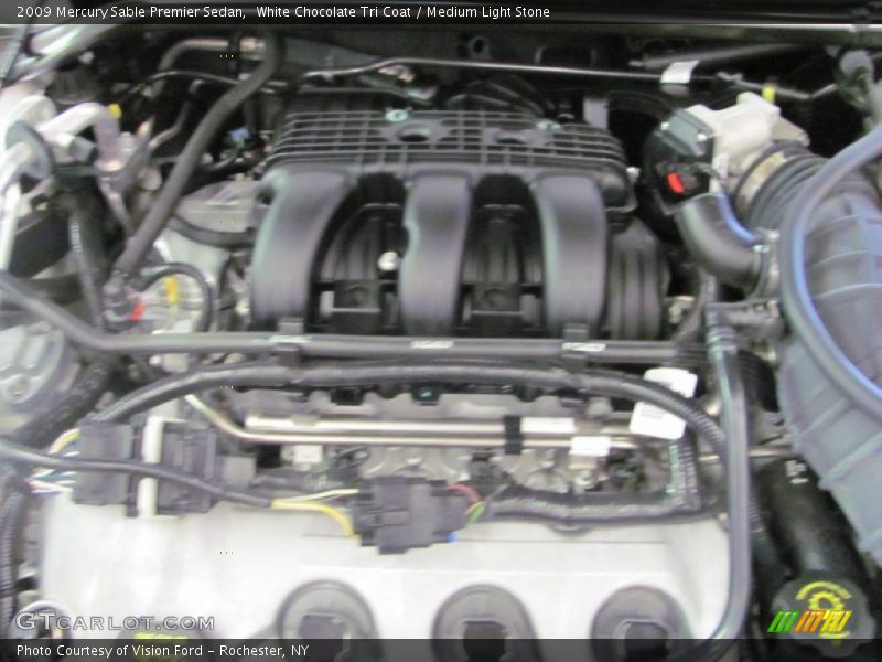 White Chocolate Tri Coat / Medium Light Stone 2009 Mercury Sable Premier Sedan