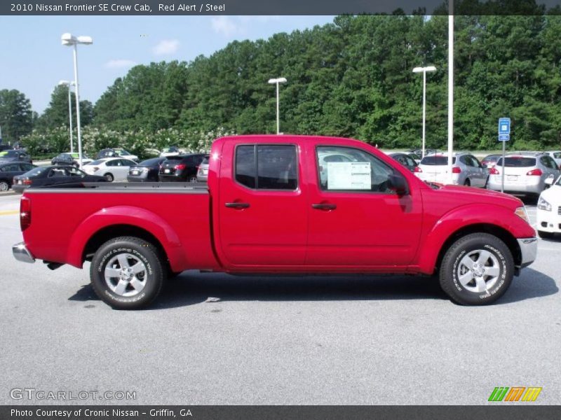 Red Alert / Steel 2010 Nissan Frontier SE Crew Cab