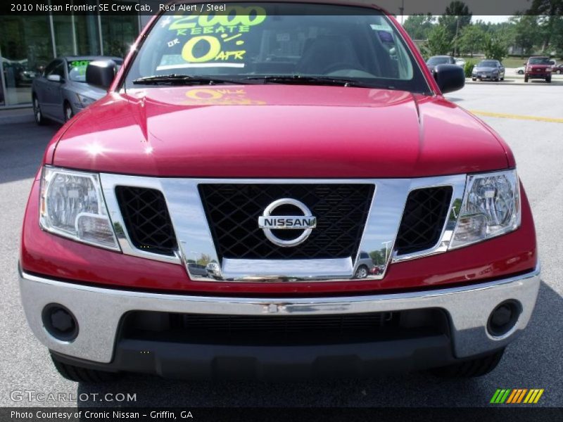 Red Alert / Steel 2010 Nissan Frontier SE Crew Cab
