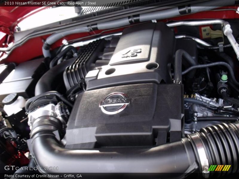 Red Alert / Steel 2010 Nissan Frontier SE Crew Cab