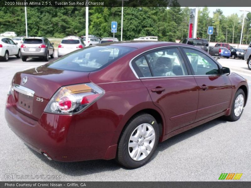 Tuscan Sun Red / Charcoal 2010 Nissan Altima 2.5 S