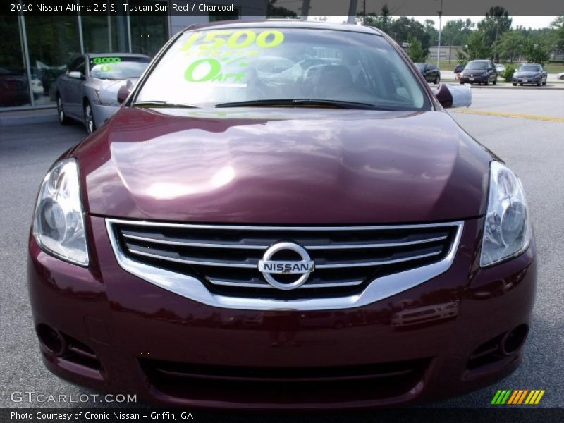 Tuscan Sun Red / Charcoal 2010 Nissan Altima 2.5 S