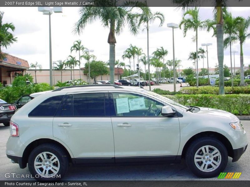 Light Sage Metallic / Camel 2007 Ford Edge SEL