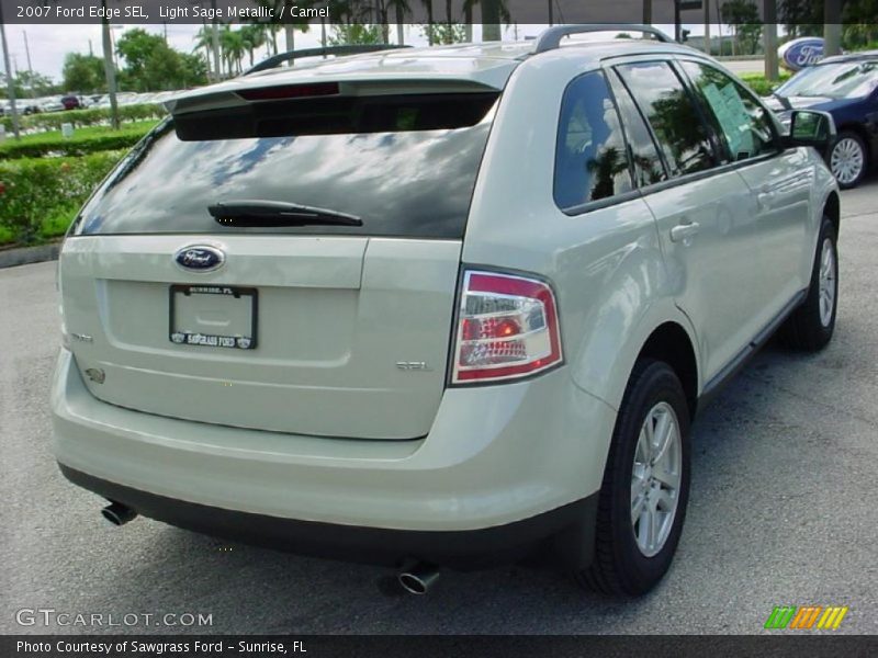 Light Sage Metallic / Camel 2007 Ford Edge SEL