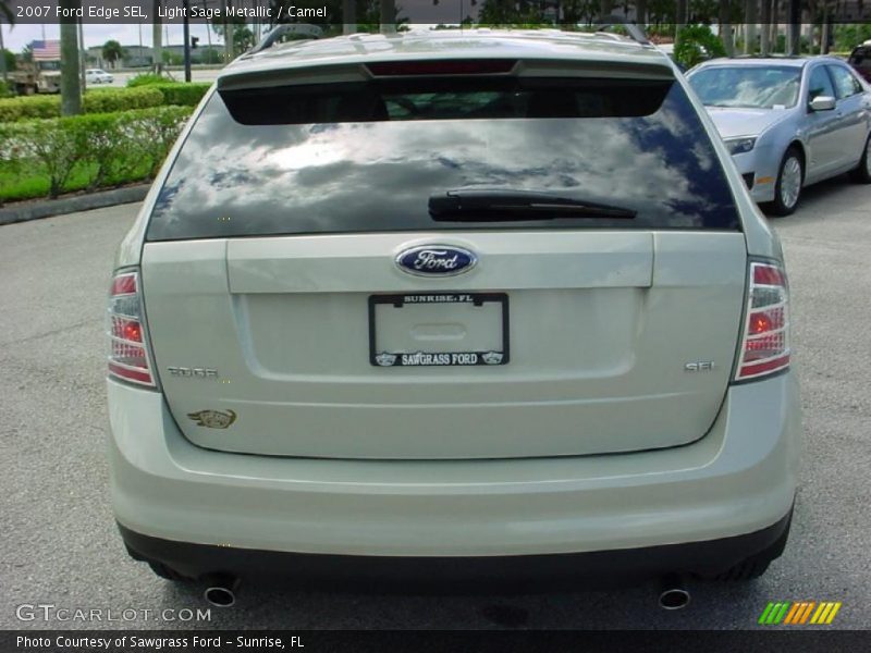 Light Sage Metallic / Camel 2007 Ford Edge SEL