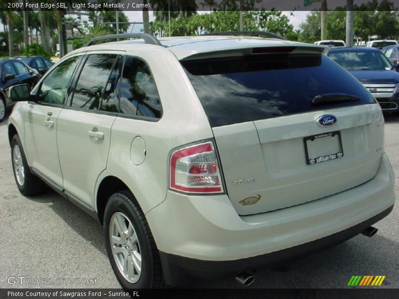 Light Sage Metallic / Camel 2007 Ford Edge SEL