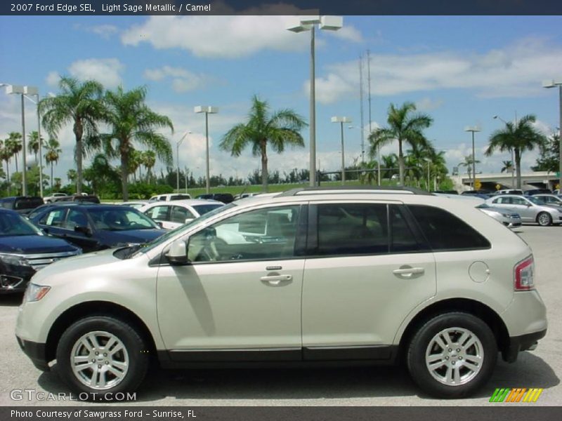 Light Sage Metallic / Camel 2007 Ford Edge SEL