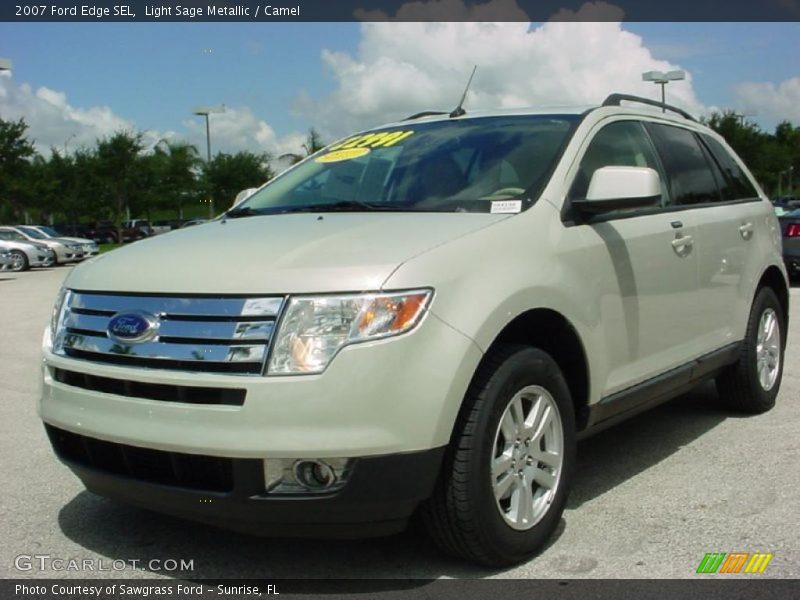 Light Sage Metallic / Camel 2007 Ford Edge SEL