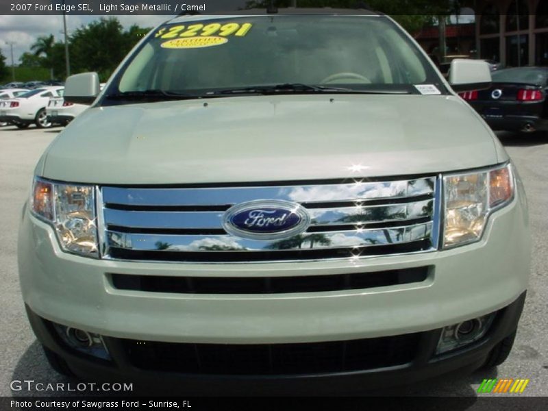 Light Sage Metallic / Camel 2007 Ford Edge SEL