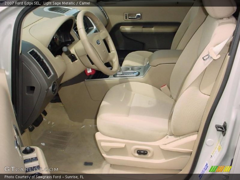 Light Sage Metallic / Camel 2007 Ford Edge SEL
