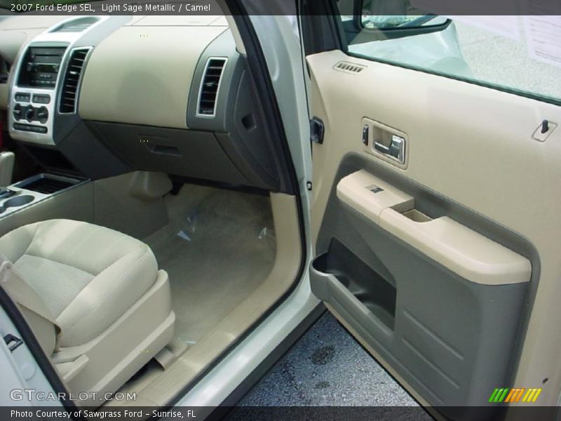 Light Sage Metallic / Camel 2007 Ford Edge SEL