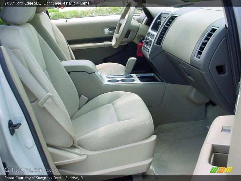 Light Sage Metallic / Camel 2007 Ford Edge SEL