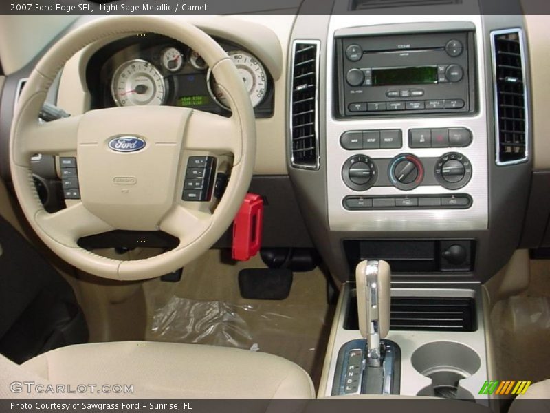 Light Sage Metallic / Camel 2007 Ford Edge SEL