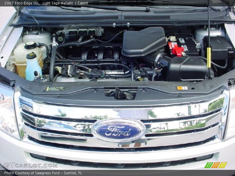 Light Sage Metallic / Camel 2007 Ford Edge SEL