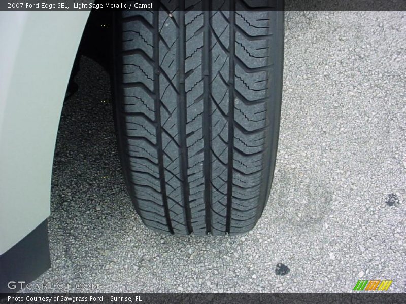 Light Sage Metallic / Camel 2007 Ford Edge SEL