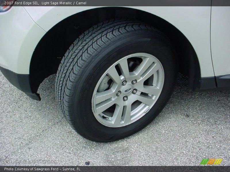 Light Sage Metallic / Camel 2007 Ford Edge SEL