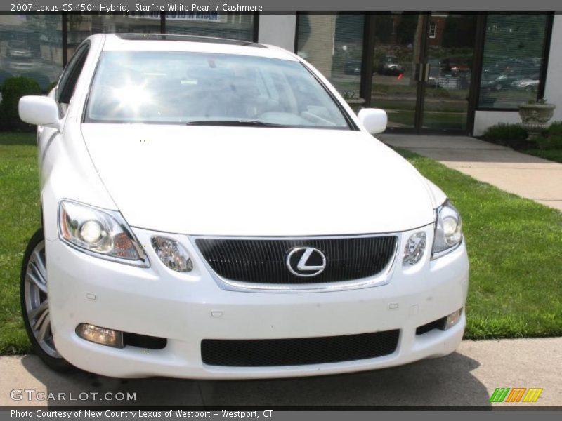 Starfire White Pearl / Cashmere 2007 Lexus GS 450h Hybrid