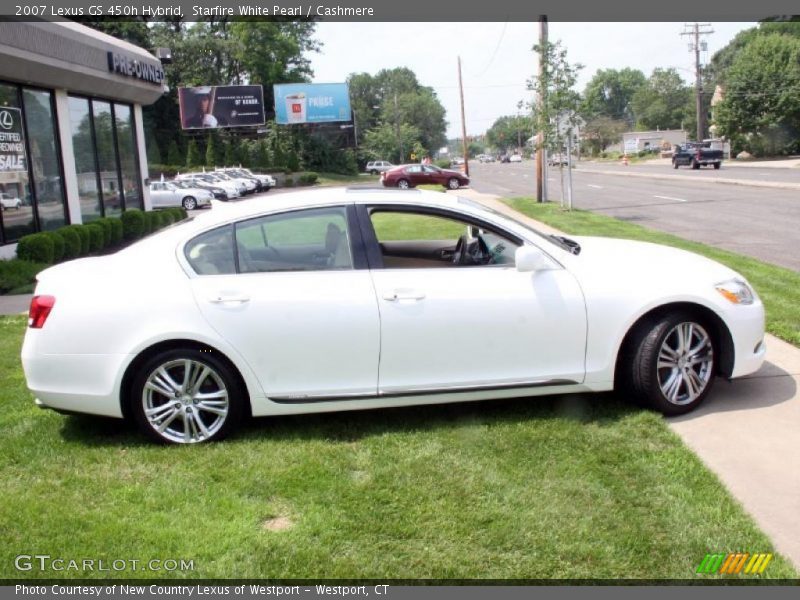 Starfire White Pearl / Cashmere 2007 Lexus GS 450h Hybrid