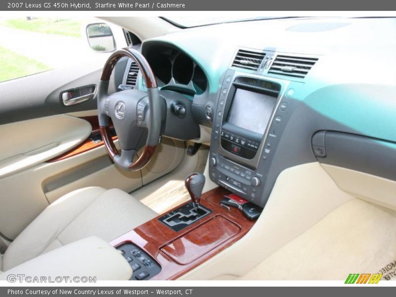 Starfire White Pearl / Cashmere 2007 Lexus GS 450h Hybrid