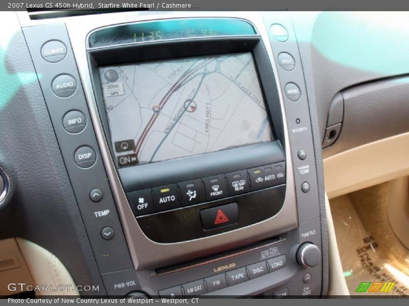 Starfire White Pearl / Cashmere 2007 Lexus GS 450h Hybrid