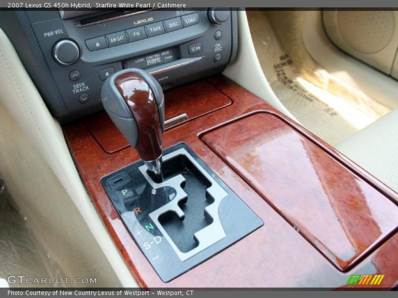 Starfire White Pearl / Cashmere 2007 Lexus GS 450h Hybrid