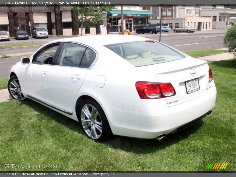 Starfire White Pearl / Cashmere 2007 Lexus GS 450h Hybrid