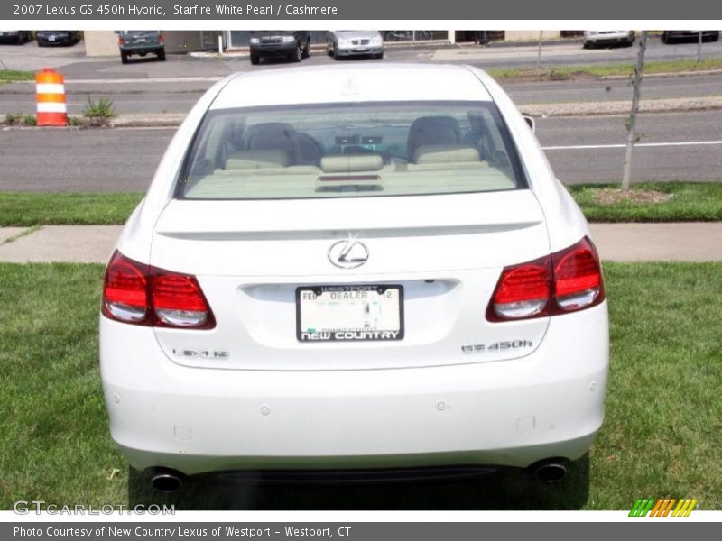 Starfire White Pearl / Cashmere 2007 Lexus GS 450h Hybrid
