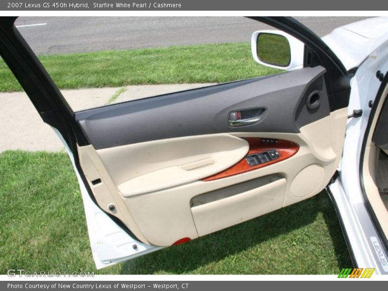 Starfire White Pearl / Cashmere 2007 Lexus GS 450h Hybrid