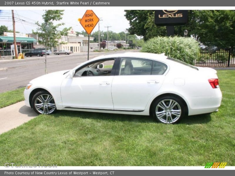 Starfire White Pearl / Cashmere 2007 Lexus GS 450h Hybrid