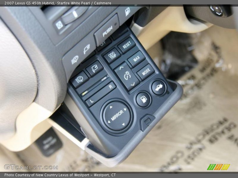 Starfire White Pearl / Cashmere 2007 Lexus GS 450h Hybrid