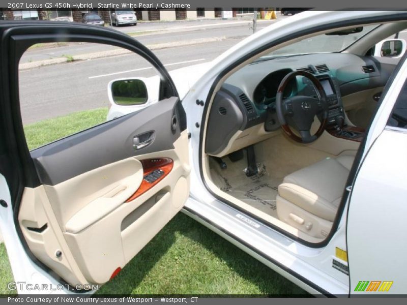 Starfire White Pearl / Cashmere 2007 Lexus GS 450h Hybrid