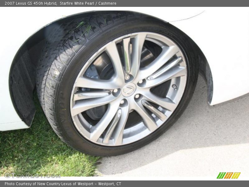 Starfire White Pearl / Cashmere 2007 Lexus GS 450h Hybrid