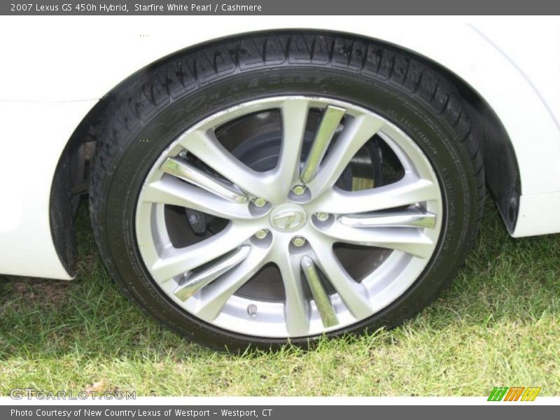 Starfire White Pearl / Cashmere 2007 Lexus GS 450h Hybrid