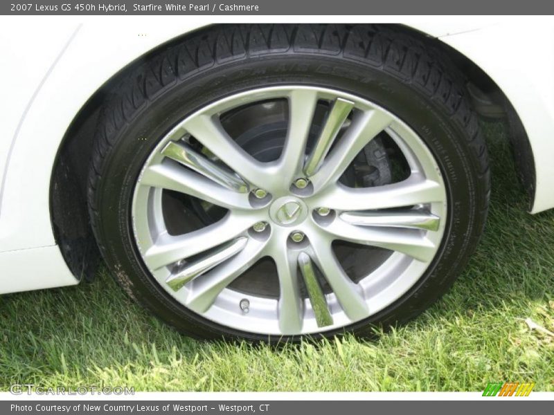 Starfire White Pearl / Cashmere 2007 Lexus GS 450h Hybrid