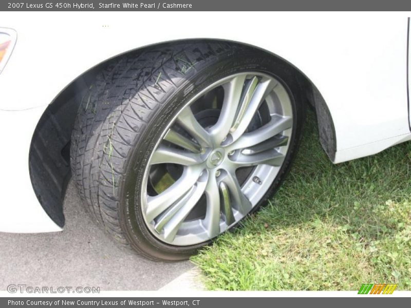 Starfire White Pearl / Cashmere 2007 Lexus GS 450h Hybrid