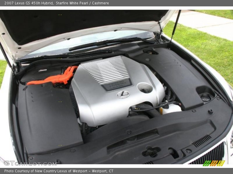 Starfire White Pearl / Cashmere 2007 Lexus GS 450h Hybrid