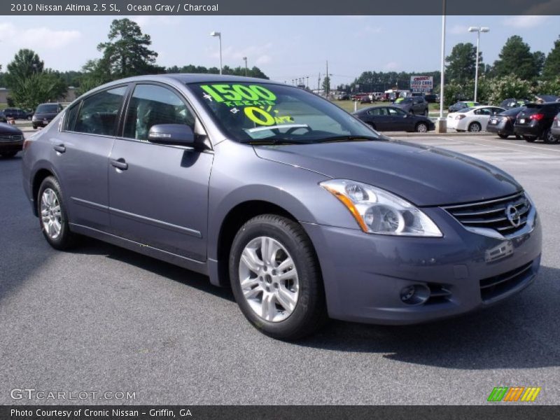 Ocean Gray / Charcoal 2010 Nissan Altima 2.5 SL