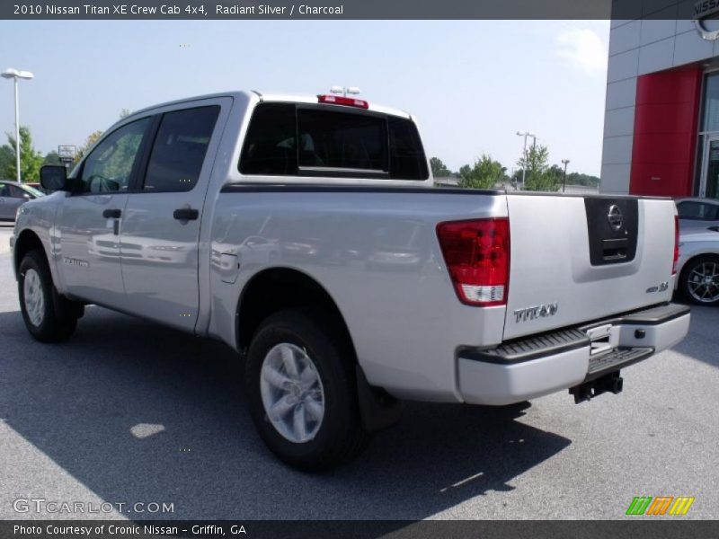 Radiant Silver / Charcoal 2010 Nissan Titan XE Crew Cab 4x4