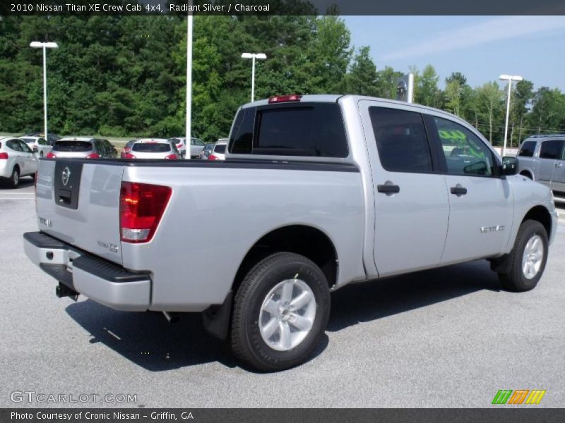 Radiant Silver / Charcoal 2010 Nissan Titan XE Crew Cab 4x4