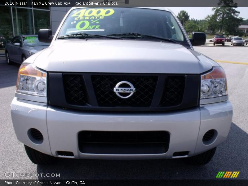 Radiant Silver / Charcoal 2010 Nissan Titan XE Crew Cab 4x4
