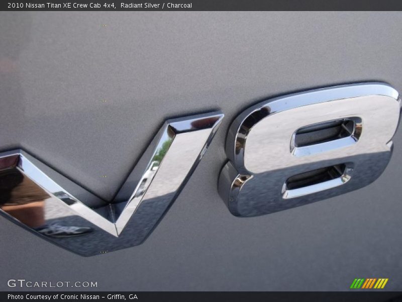 Radiant Silver / Charcoal 2010 Nissan Titan XE Crew Cab 4x4