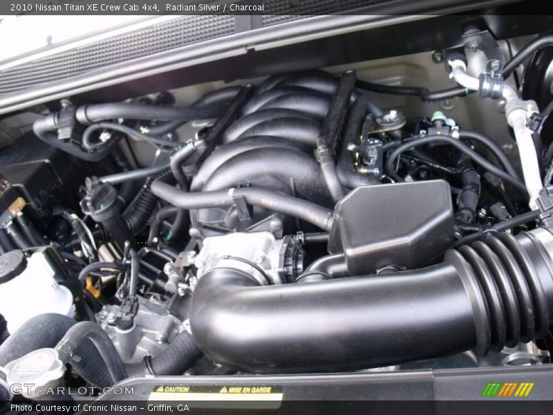 Radiant Silver / Charcoal 2010 Nissan Titan XE Crew Cab 4x4