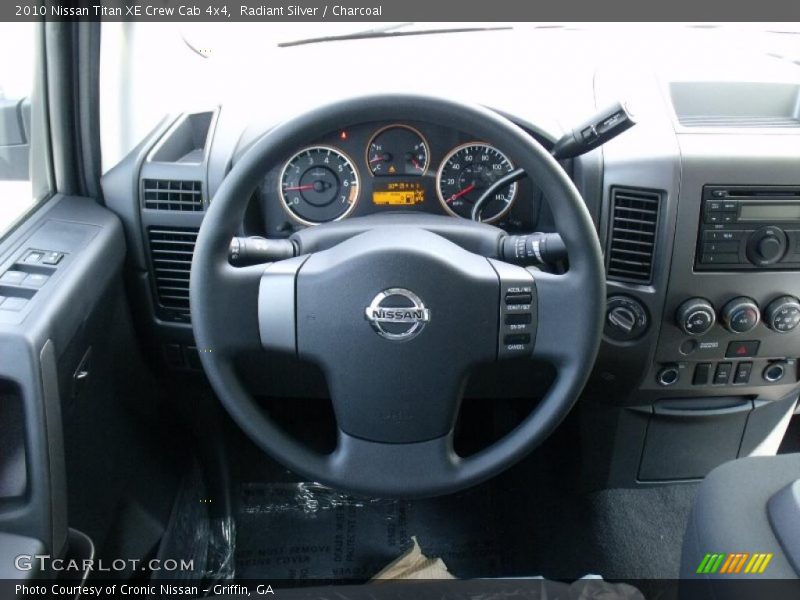 Radiant Silver / Charcoal 2010 Nissan Titan XE Crew Cab 4x4