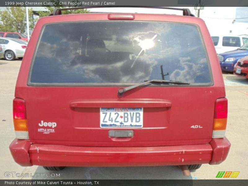 Chili Pepper Red Pearl / Camel 1999 Jeep Cherokee Classic