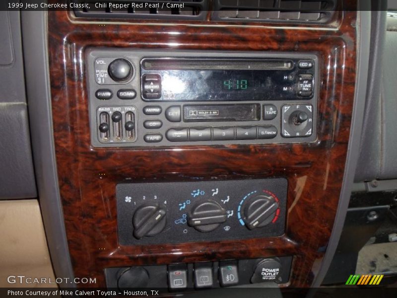 Chili Pepper Red Pearl / Camel 1999 Jeep Cherokee Classic