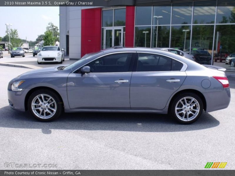 Ocean Gray / Charcoal 2010 Nissan Maxima 3.5 S