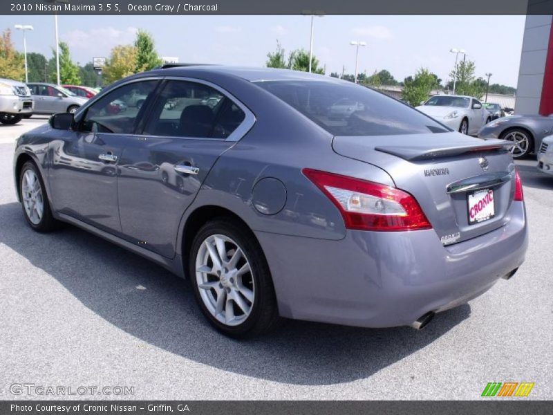 Ocean Gray / Charcoal 2010 Nissan Maxima 3.5 S